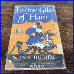 Farmer Giles of Ham 1950 J R R Tolkien 1st American Edition/1st Impression DJ