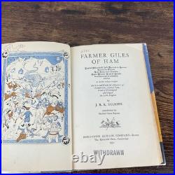 Farmer Giles of Ham 1950 J R R Tolkien 1st American Edition/1st Impression DJ