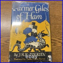 Farmer Giles of Ham 1950 J R R Tolkien 1st American Edition/1st Impression DJ