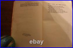 First Edition Lord Of The Rings Trilogy 12/4/1 Impression J R R Tolkien