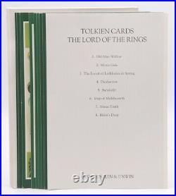 First Edition Tolkien Cards The Lord of the Rings 8 Cards/Envelopes Scarce Tol