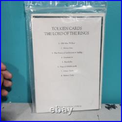 First Edition Tolkien Cards The Lord of the Rings 8 Cards/Envelopes Scarce Tol