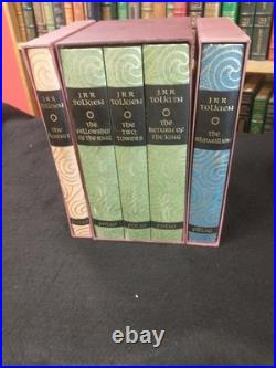 Folio Society J. R. R. Tolkien Set slipcases Lord Rings Hobbit Silmarillion 5 vol