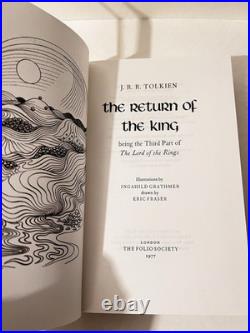 Folio Society Trilogy The Lord Of The Rings J. R. R. Tolkien