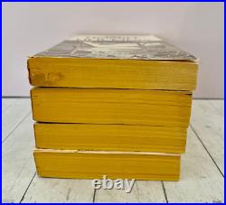 Gold Foil Book Set JRR Tolkien 1975 Hobbit Lord Of The Rings 4 PB Books