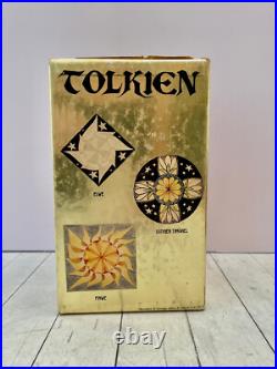 Gold Foil Book Set JRR Tolkien 1975 Hobbit Lord Of The Rings 4 PB Books