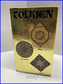 Gold Foil Box Book Set JRR Tolkien 1978 Hobbit Lord Of The Rings 4 PB Books