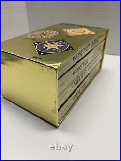 Gold Foil Box Book Set JRR Tolkien 1978 Hobbit Lord Of The Rings 4 PB Books