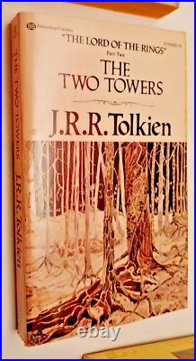 Gold Foil Box Book Set JRR Tolkien 1978 Hobbit Lord Of The Rings 4 PB Books