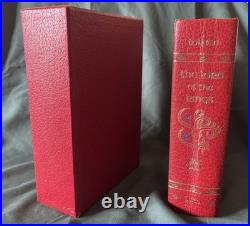 HMCO The Lord of the Rings Collector's Edition 1974 6th Printing Red Leather