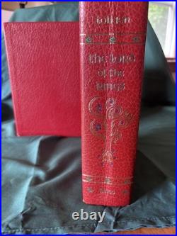 HMCO The Lord of the Rings Collector's Edition 1974 6th Printing Red Leather