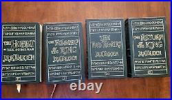 HOBBIT, LORD OF THE RINGS TRILOGY JRR Tolkien Easton Press Collectors Set