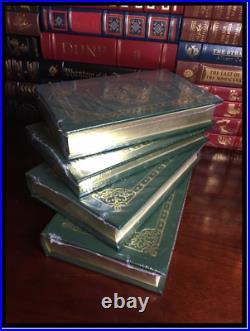 History Lord Of The Rings by Tolkien Sealed 4 Vol Easton Press Leather Hardbacks
