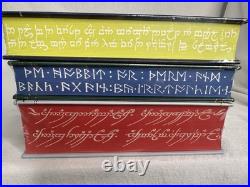 Hobbit Lord of Rings Silmarillion Illustrated Tolkien Sealed Hardback Rune Edges