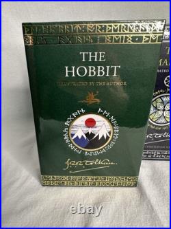 Hobbit Lord of Rings Silmarillion Illustrated Tolkien Sealed Hardback Rune Edges