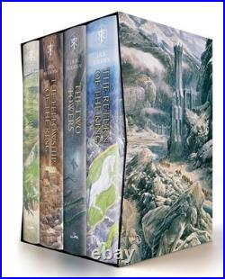 Hobbit Lord of the Rings Illustrated Alan Lee Box Set Fantasy Hardcover