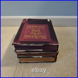 Houghton Mifflin Lord Of The Rings Boxed Set with Foldout Maps (1965 Second Ed)