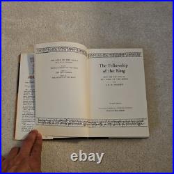 Houghton Mifflin Lord Of The Rings Boxed Set with Foldout Maps (1965 Second Ed)
