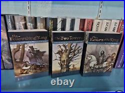 Houghton mifflin lord of the rings OOP paperback set beautiful covers JR Tolkien