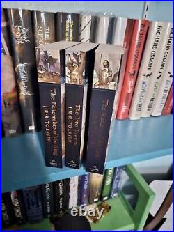 Houghton mifflin lord of the rings OOP paperback set beautiful covers JR Tolkien