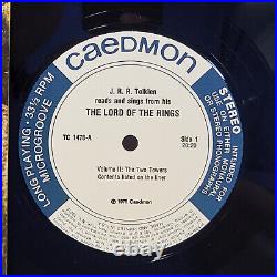 J. R. R. TOLKIEN 1975 Reads / Sings LORD OF THE RINGS Caedmon TC 1478 1st Press
