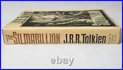 J. R. R. TOLKIEN 1977 THE SILMARILLION HC BOOK with MAP LORD OF THE RINGS LOTR JRR