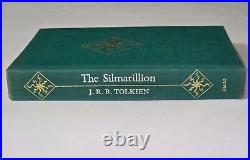 J. R. R. TOLKIEN 1977 THE SILMARILLION HC BOOK with MAP LORD OF THE RINGS LOTR JRR