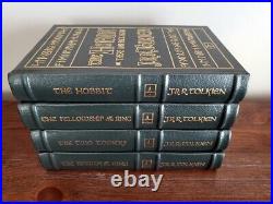 J. R. R. TOLKIEN LORD OF THE RINGS/THE HOBBIT Easton Press Leather Hardback 4 Set