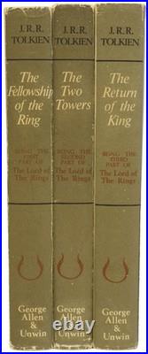 J R R TOLKIEN / Lord of the Rings Being The Fellowship of the Ring The Two