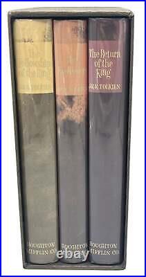 J R R TOLKIEN / Lord of the Rings Trilogy 3 Volume Set in Slipcase 1966