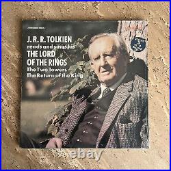 J. R. R. TOLKIEN Soundbook Boxed LP Set SBR 101 Lord Of The Rings Hobbit & Poster