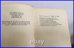 J R R TOLKIEN THE RETURN OF THE KING LORD OF THE RINGS 1ST ED 7th IMP 1961