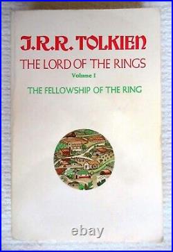 J. R. R. TOLKIEN The Lord of the Rings BALLANTINE 1970 1st Print Box Set RARE +