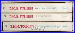 J. R. R. TOLKIEN The Lord of the Rings BALLANTINE 1970 1st Print Box Set RARE +