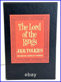 J. R. R. Tolkien 1965 Lord of the Rings HM Boxed Set 2nd Edition Maps Intact NICE