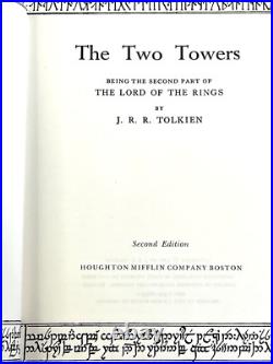 J. R. R. Tolkien 1965 Lord of the Rings HM Boxed Set 2nd Edition Maps Intact NICE