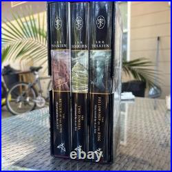 J. R. R. Tolkien Box Set Lord of the Rings King Two Towers Fellowship Ring 1st Ed