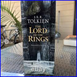 J. R. R. Tolkien Box Set Lord of the Rings King Two Towers Fellowship Ring 1st Ed