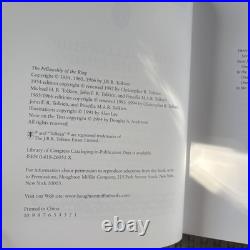 J. R. R. Tolkien Box Set Lord of the Rings King Two Towers Fellowship Ring 1st Ed