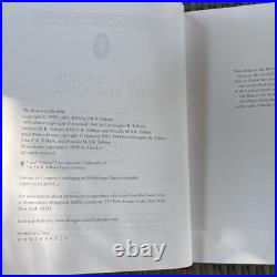 J. R. R. Tolkien Box Set Lord of the Rings King Two Towers Fellowship Ring 1st Ed