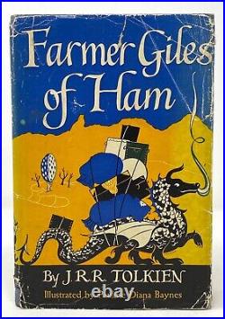 J. R. R. Tolkien Farmer Giles of Ham 1st 1st Author Hobbit & Lord of Rings