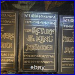 J. R. R. Tolkien Hardcover Book Lot Hobbit, LOTR Trilogy, Silmarillion