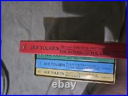 J. R. R. Tolkien Hobbit & Lord of the Rings Gold Box Set Ballantine 1982 4 Books