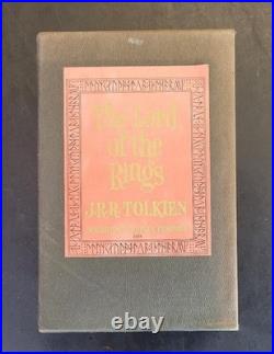J. R. R. Tolkien LORD OF THE RINGS Box Set 1965 2nd ed, 11th & 12th pr. Withmaps