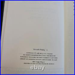 J. R. R. Tolkien LORD OF THE RINGS Box Set 1965 2nd ed, 11th & 12th pr. Withmaps