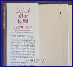 J. R. R. Tolkien LORD OF THE RINGS Box Set 1965 2nd ed, 11th & 12th pr. Withmaps