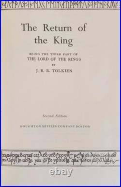 J. R. R. Tolkien LORD OF THE RINGS Box Set 1965 2nd ed, 11th & 12th pr. Withmaps