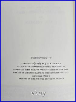 J R R Tolkien / LORD OF THE RINGS THE FELLOWSHIP OF THE RING THE TWO 1965