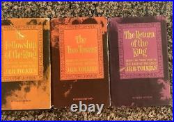 J R R Tolkien / LORD OF THE RINGS THREE VOLUMES COMPLETE The Fellowship 1965