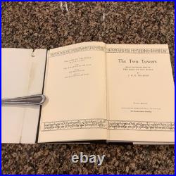 J R R Tolkien / LORD OF THE RINGS THREE VOLUMES COMPLETE The Fellowship 1965